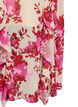 Robe florale en mousseline avec volants et col en V, Rose, Packshot image number 3