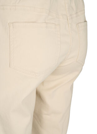 Shorts met strakke pasvorm en achterzakken, Fog, Packshot image number 3