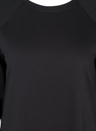 Robe pull avec poches et fentes, Black, Packshot image number 2
