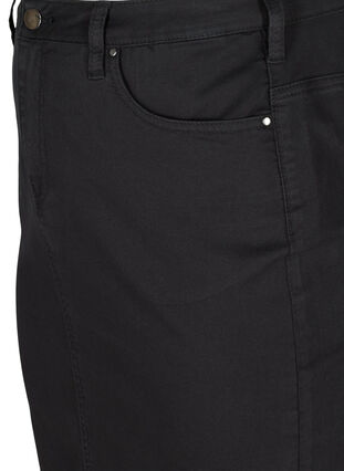 Jupe ajustée avec poches, Black, Packshot image number 2