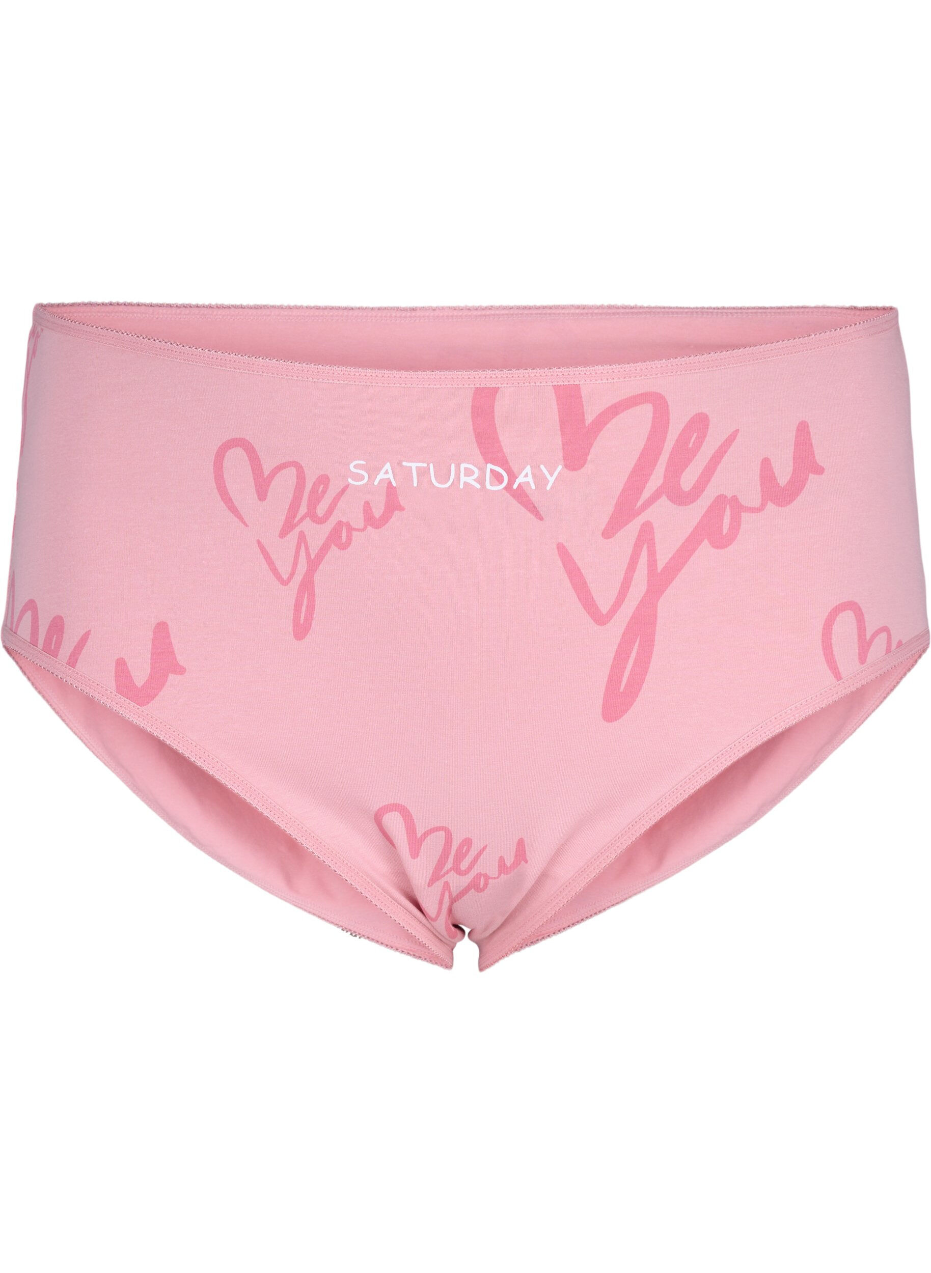 Zizzi 7-pack de culottes avec une taille standard, Violet, Packshot image number 3