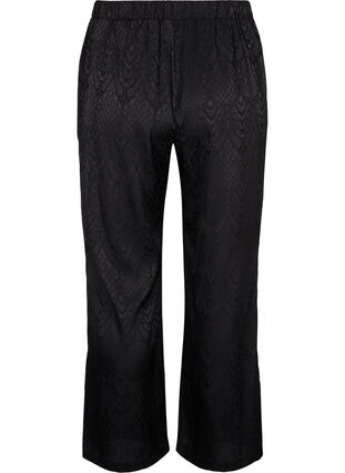 Pantalon avec motif texturé, Black, Packshot image number 1