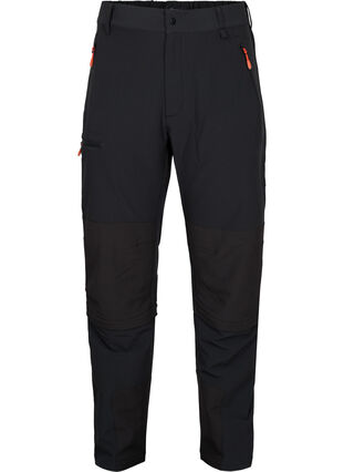 Pantalon de randonnée avec jambes amovibles, Black, Packshot image number 0