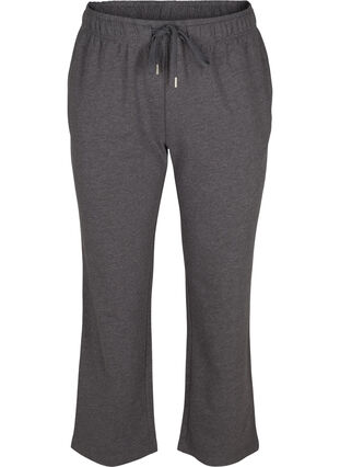 Pantalon de jogging avec largeur et poches, Dark Grey Melange, Packshot image number 0