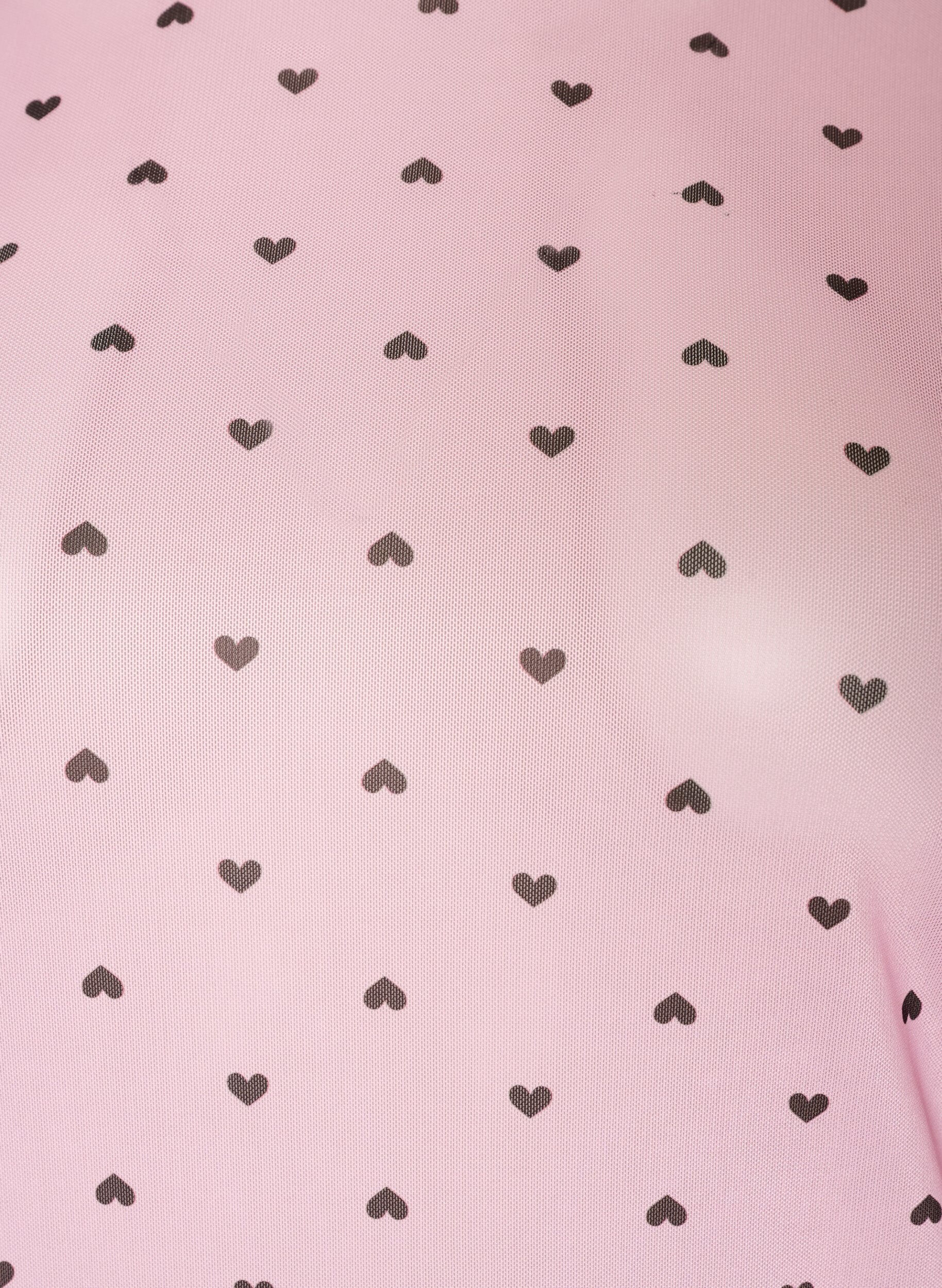 ZizziBlouse en maille avec imprim&eacute;, Rose, Packshot image number 2