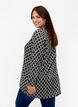 Gedessineerde blouse met lange mouwen, Birch W. Graphic, Model image number 1