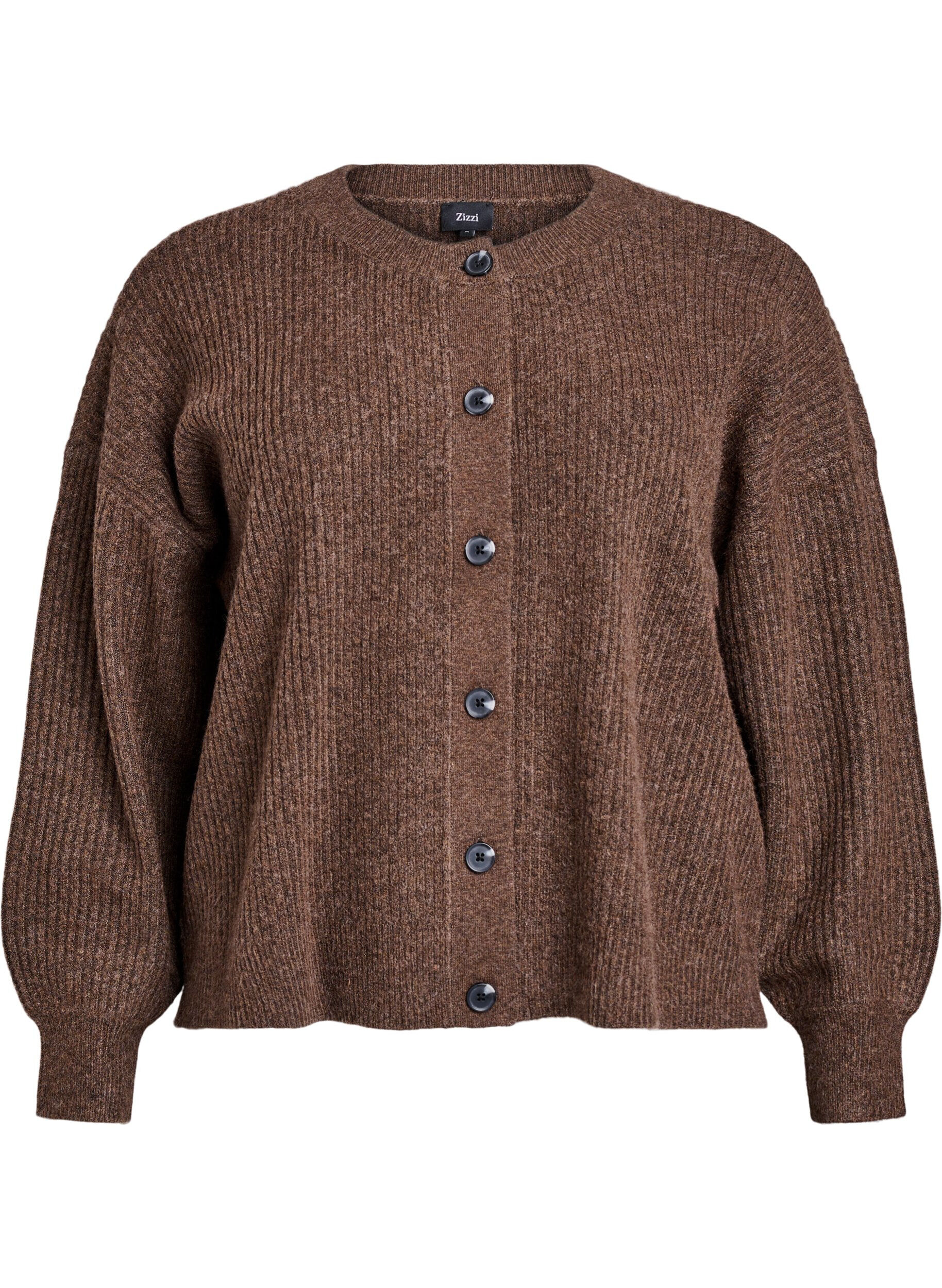 Cardigan en tricot c&ocirc;tel&eacute; avec boutons