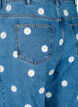 Gemma jeans met hoge taille en madeliefjes, Blauw, Packshot image number 3