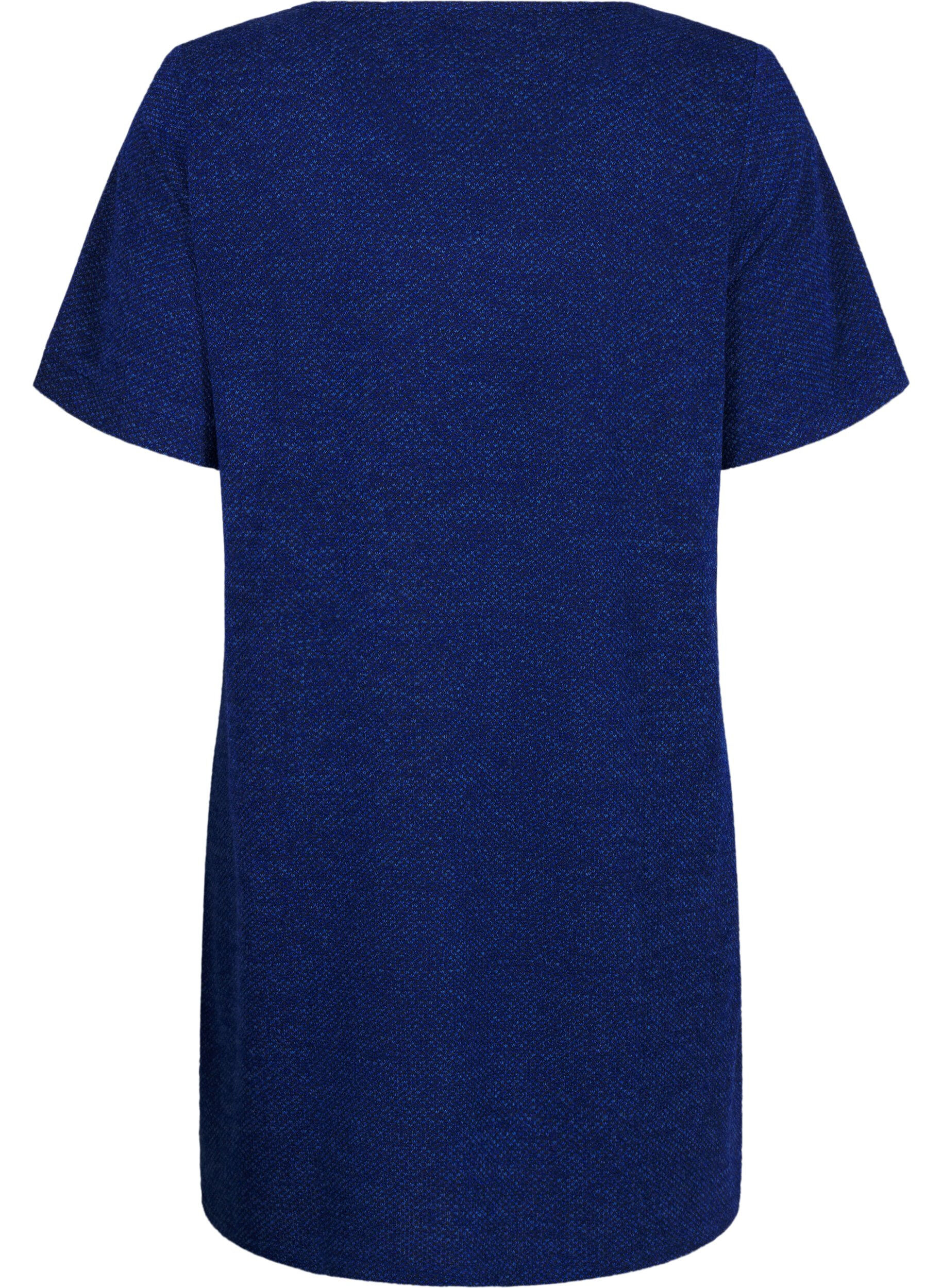 Zizzi Robe t-shirt &agrave; manches courtes, Sodalite Blue, Packshot image number 1