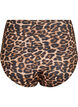 Bas de bikini taille haute imprimé léopard, Leopard Print, Packshot image number 1