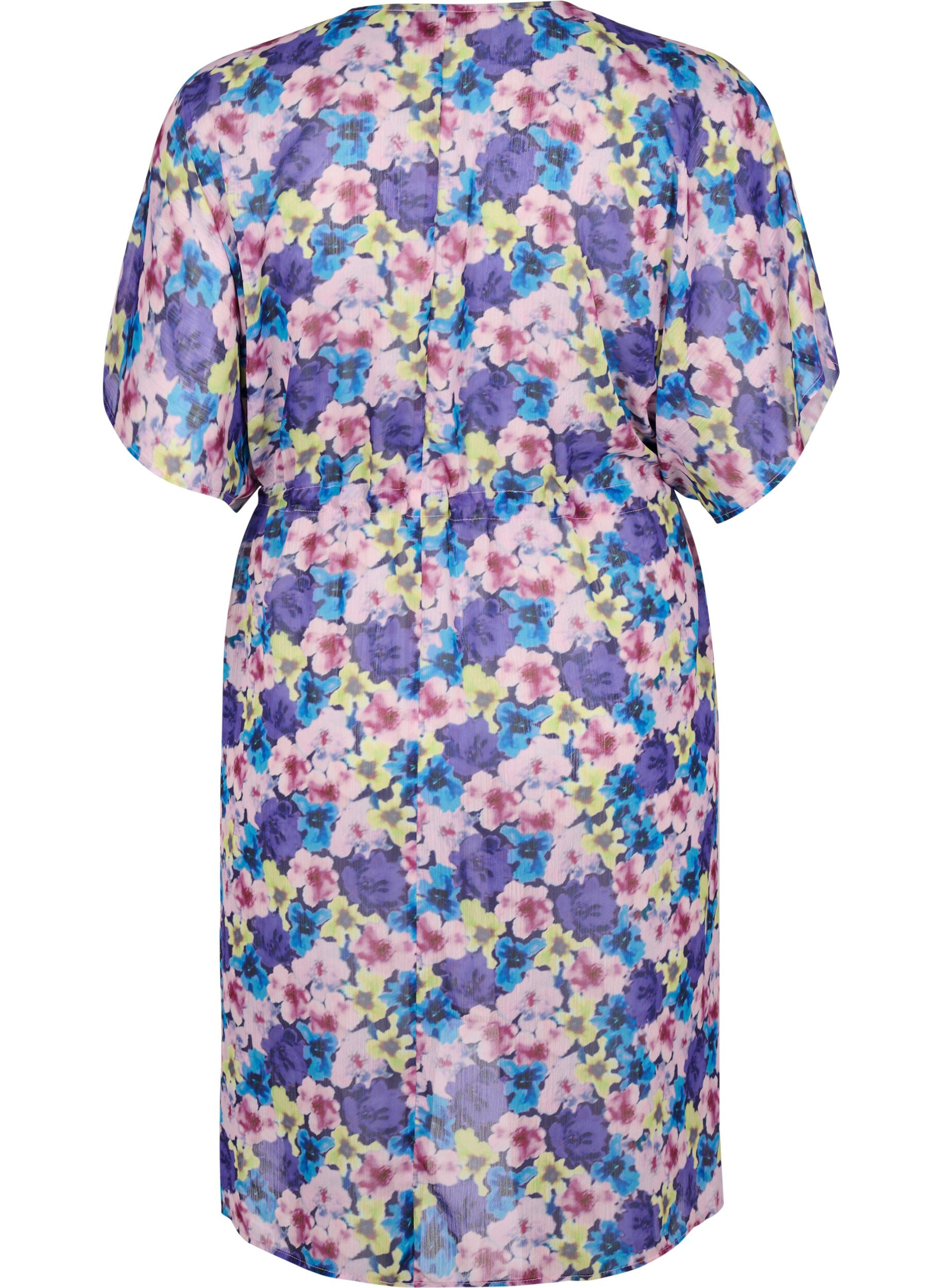 ZizziStrand kimono met print, Blauw, Packshot image number 1