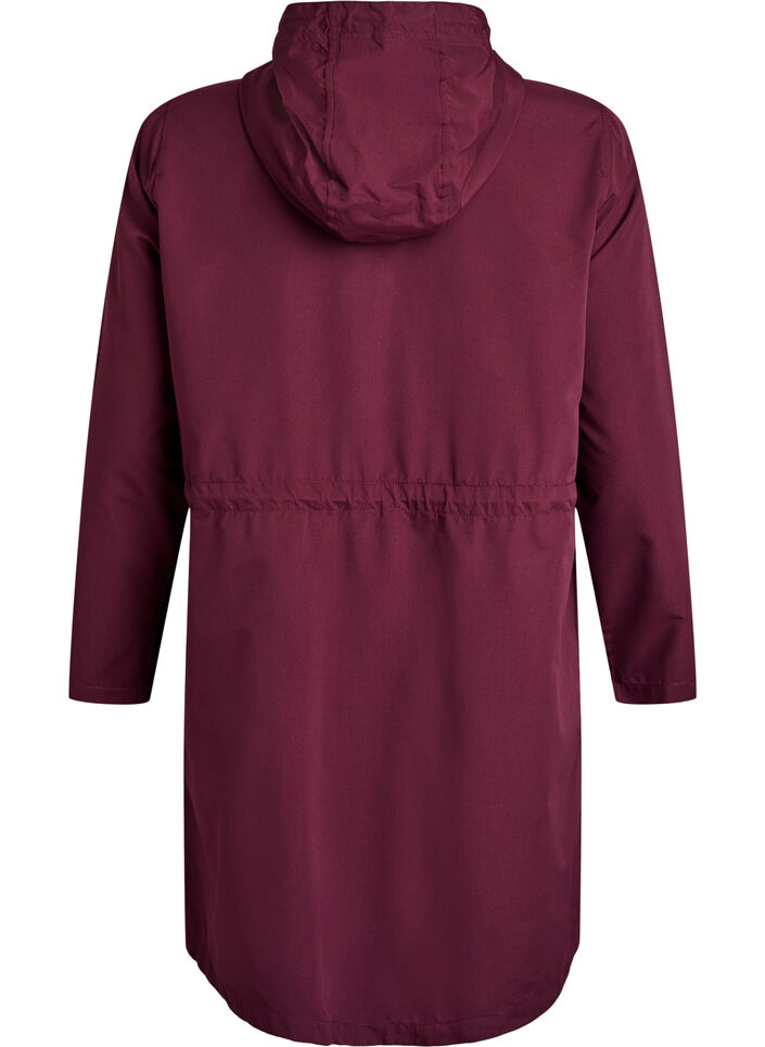 FLASH - Lichtgewicht parka met een capuchon, Rood, Packshot image number 1