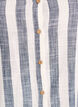 Katoenen blouse met V-hals, Blauw, Packshot image number 2