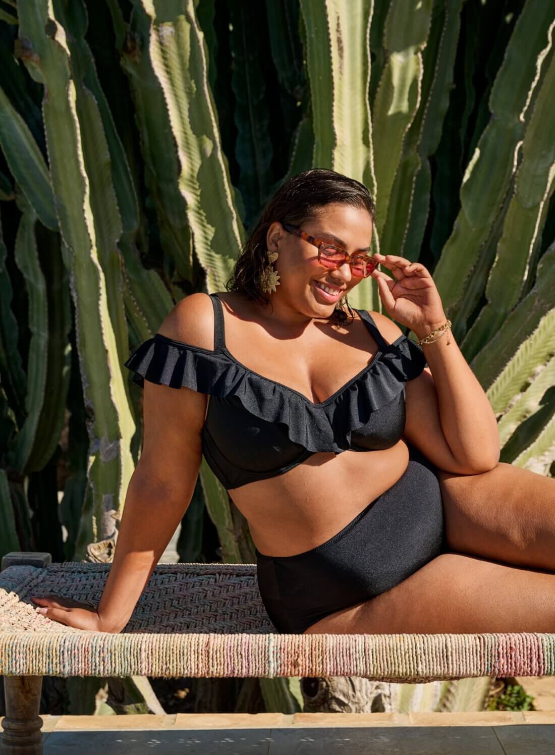 ZizziBikinitop met ruches, , Model