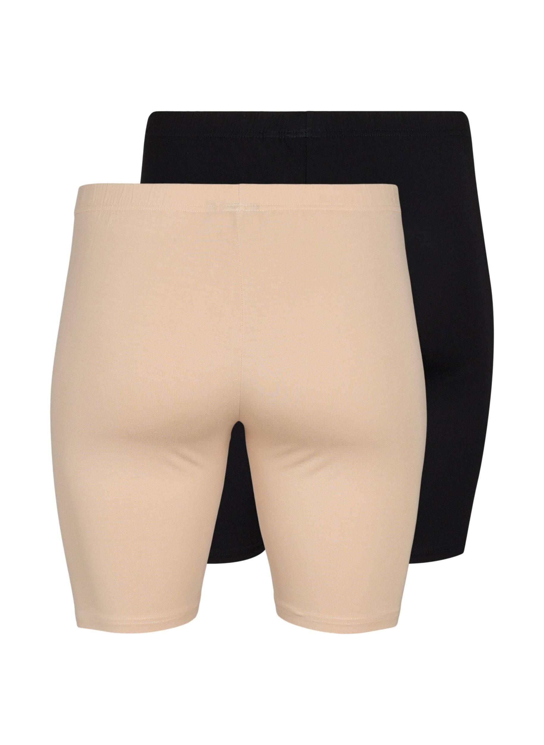 ZizziShort cycliste en viscose (lot de 2), Beige, Packshot image number 1