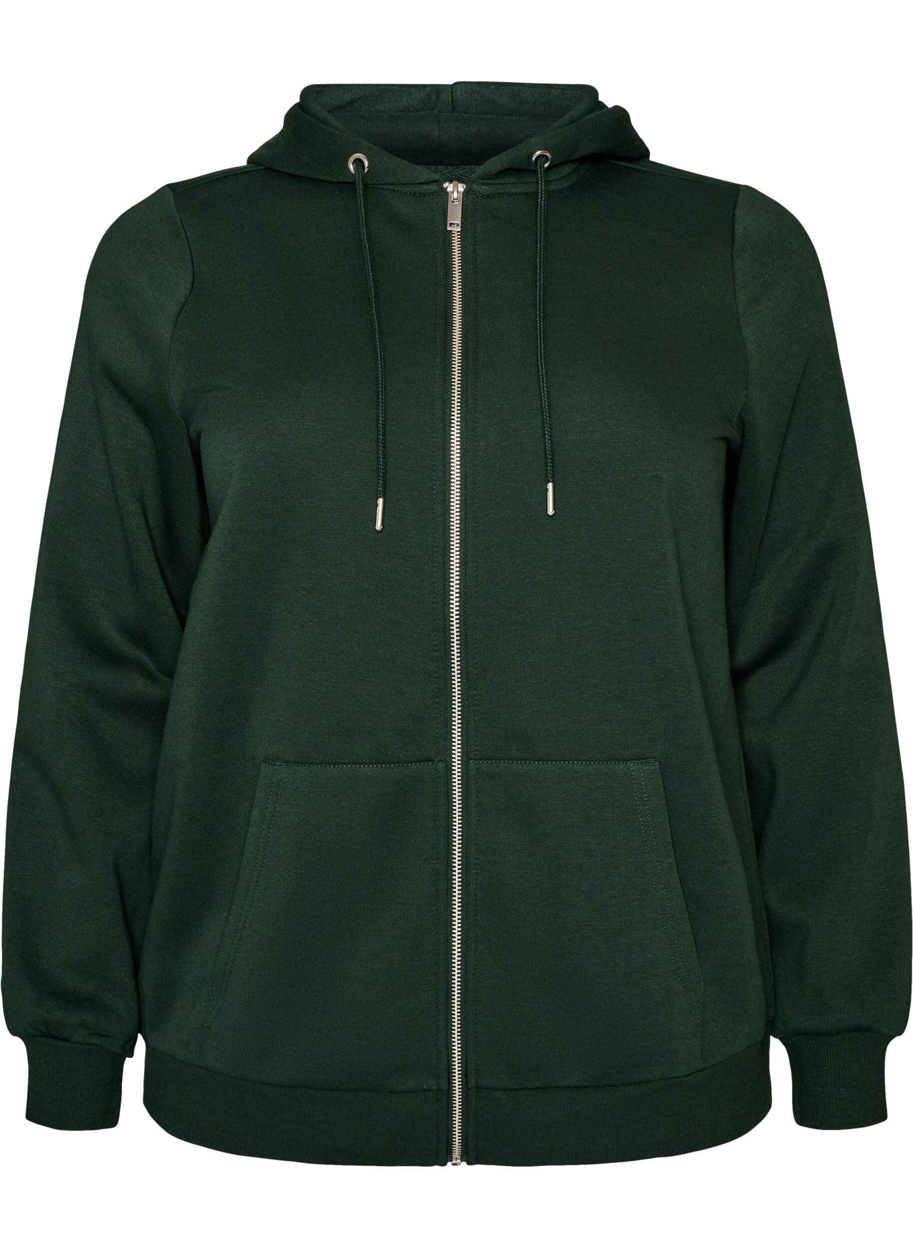 Sweat &agrave; capuche zipp&eacute; avec poches