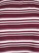 Boxy T-shirt met gestreept patroon, Rood, Packshot image number 2