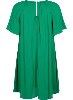 Viscose jurk met korte mouwen, Jolly Green, Packshot image number 1