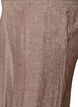 Pantalon large en lin et viscose, Marron, Packshot image number 2