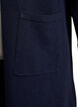 Lang, open vest met zakken, Blauw, Packshot image number 2