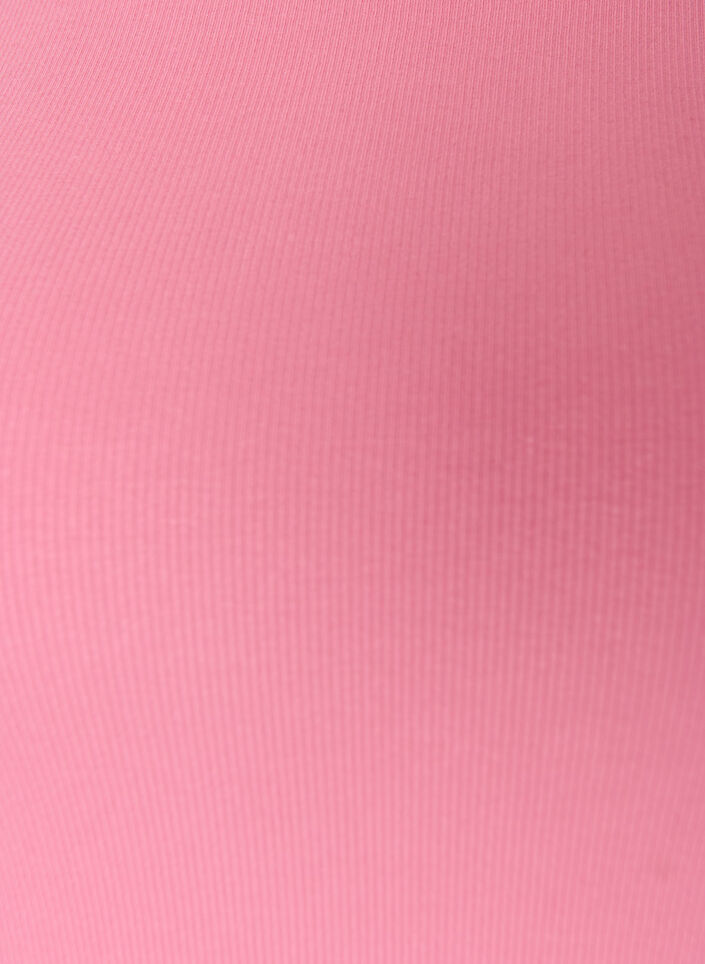 Top en coton c&ocirc;tel&eacute; avec col montant, Rose, Packshot image number 2