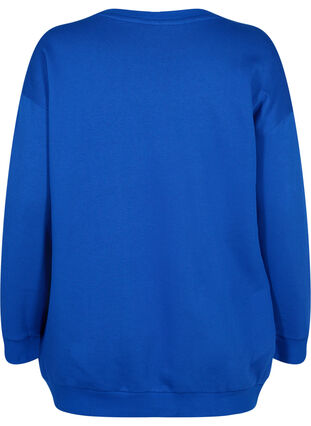 Sweatshirt en coton avec imprimé, Surf the web, Packshot image number 1