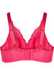 Soutien-gorge en dentelle rembourré avec armature, Rose, Packshot image number 1