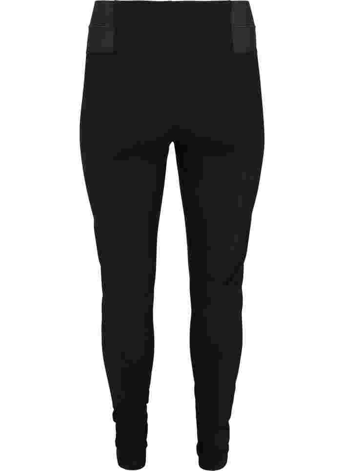 Legging avec large élastique à la taille, Black, Packshot image number 1