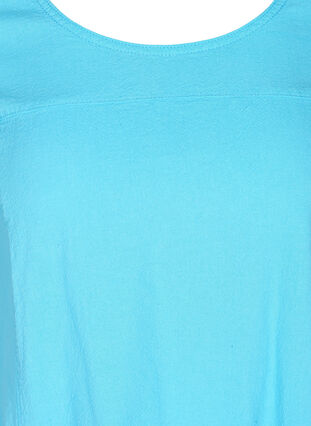 Jurk van katoen met korte mouwen, River Blue, Packshot image number 2