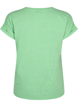 T-shirt en coton néon, Neon Green, Packshot image number 1