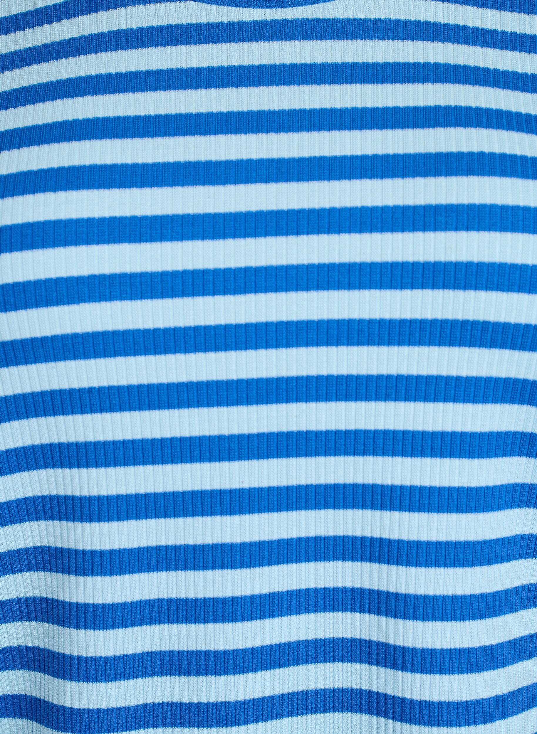 ZizziChemisier &agrave; rayures et &agrave; manches longues, Bleu Clair, Packshot image number 2