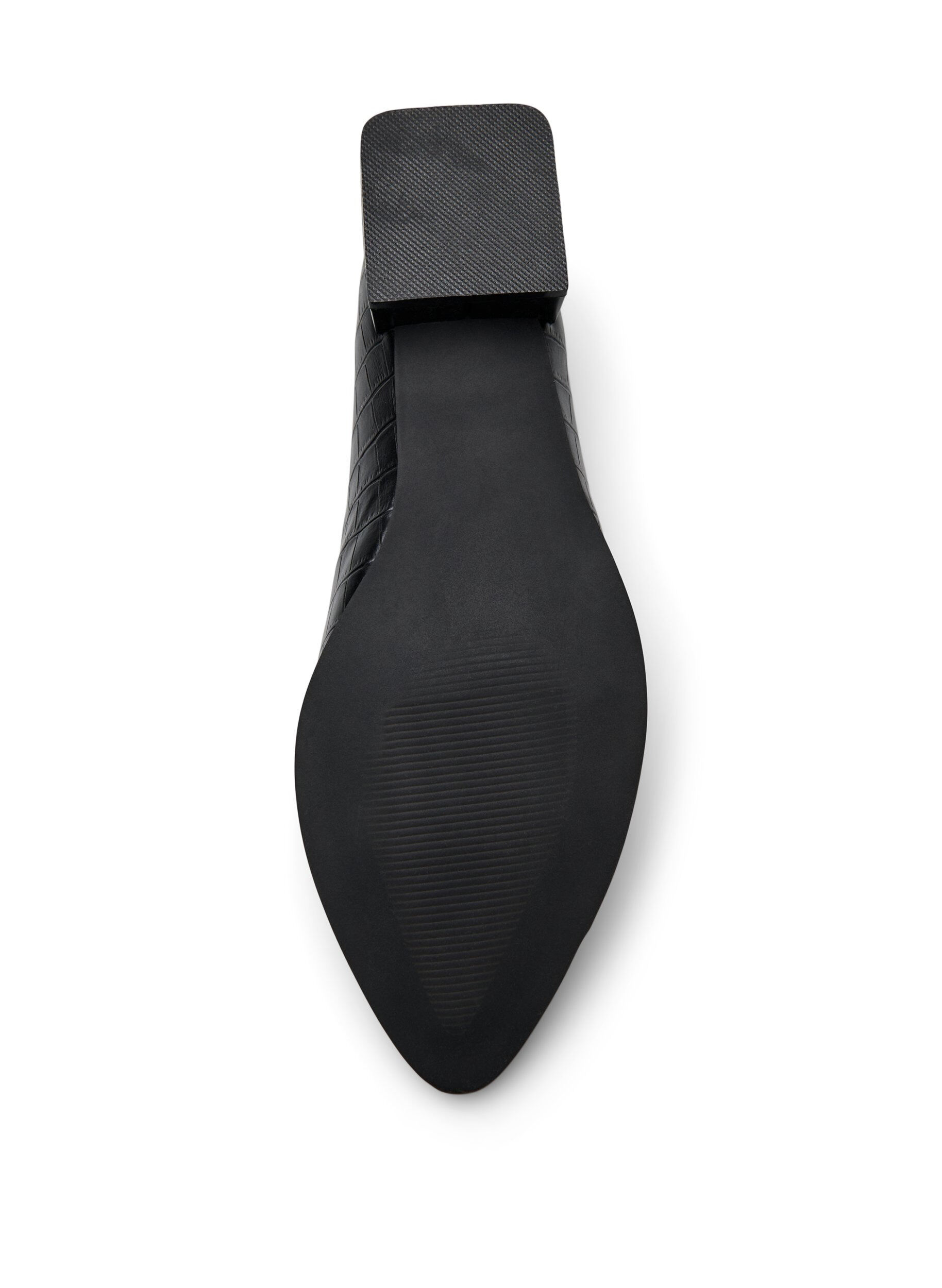 Zizzi Large - Mocassins avec paillettes, Noir, Packshot image number 4