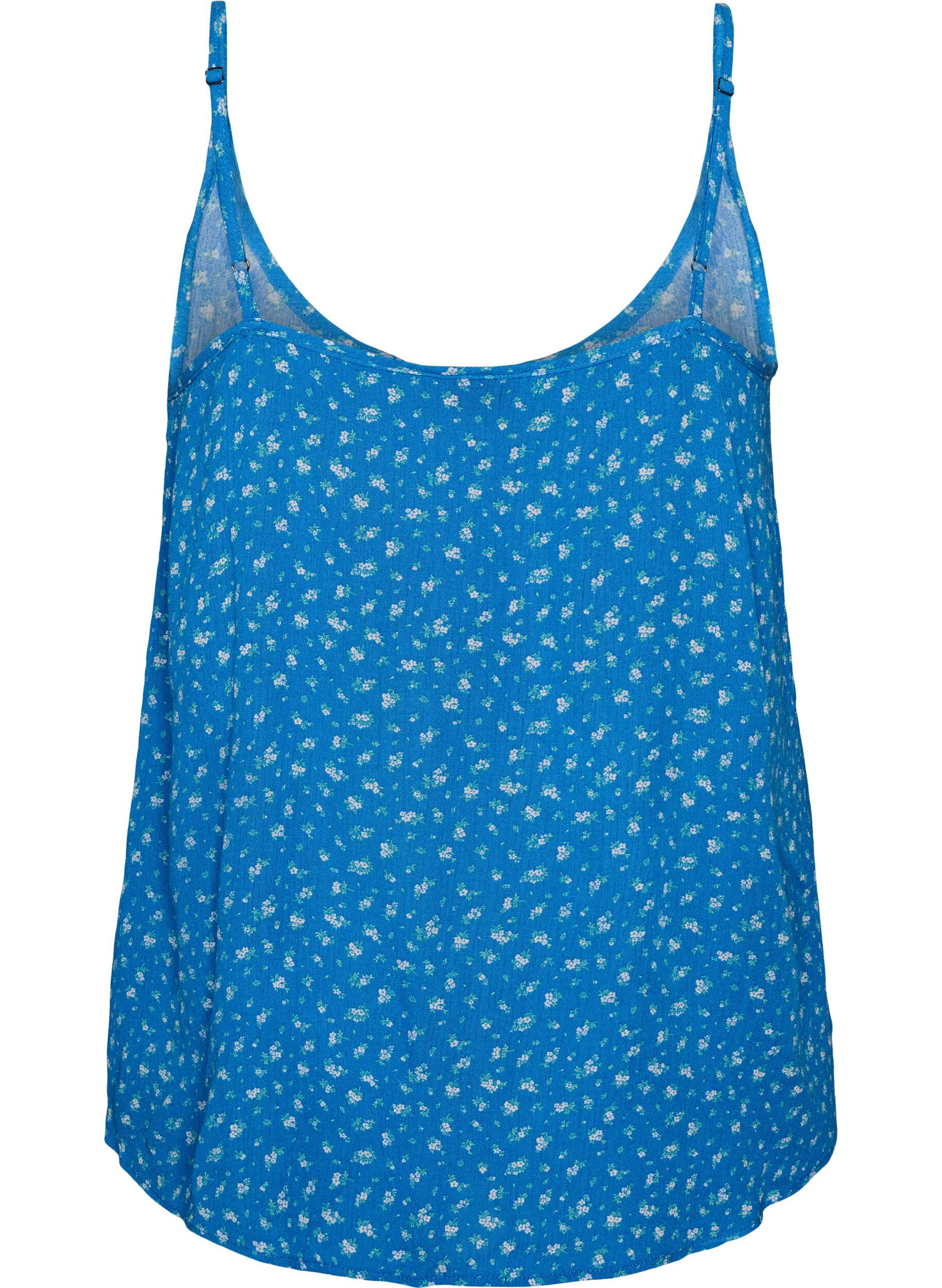 ZizziStrap top in viscose, Blauw, Packshot image number 1