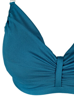 Haut de bikini imprimé, Ink Blue, Packshot image number 2