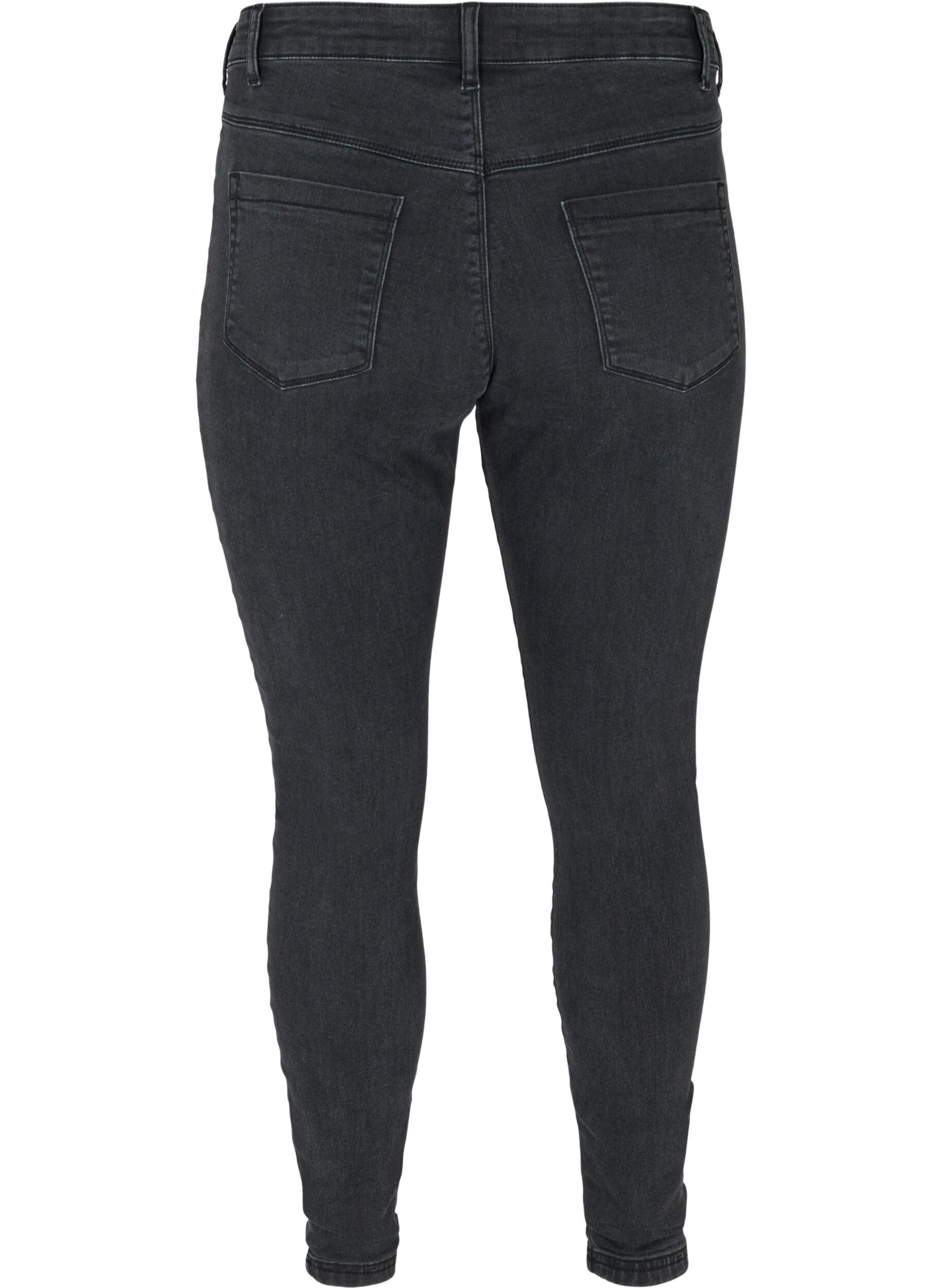 ZizziJeggings in katoenmix, Grey Denim, Packshot image number 1