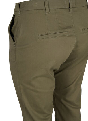 Pantalon chino classique avec poches, Army, Packshot image number 3