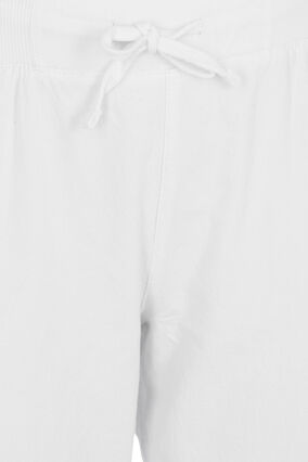 Pantacourt en coton, Bright White, Packshot image number 2