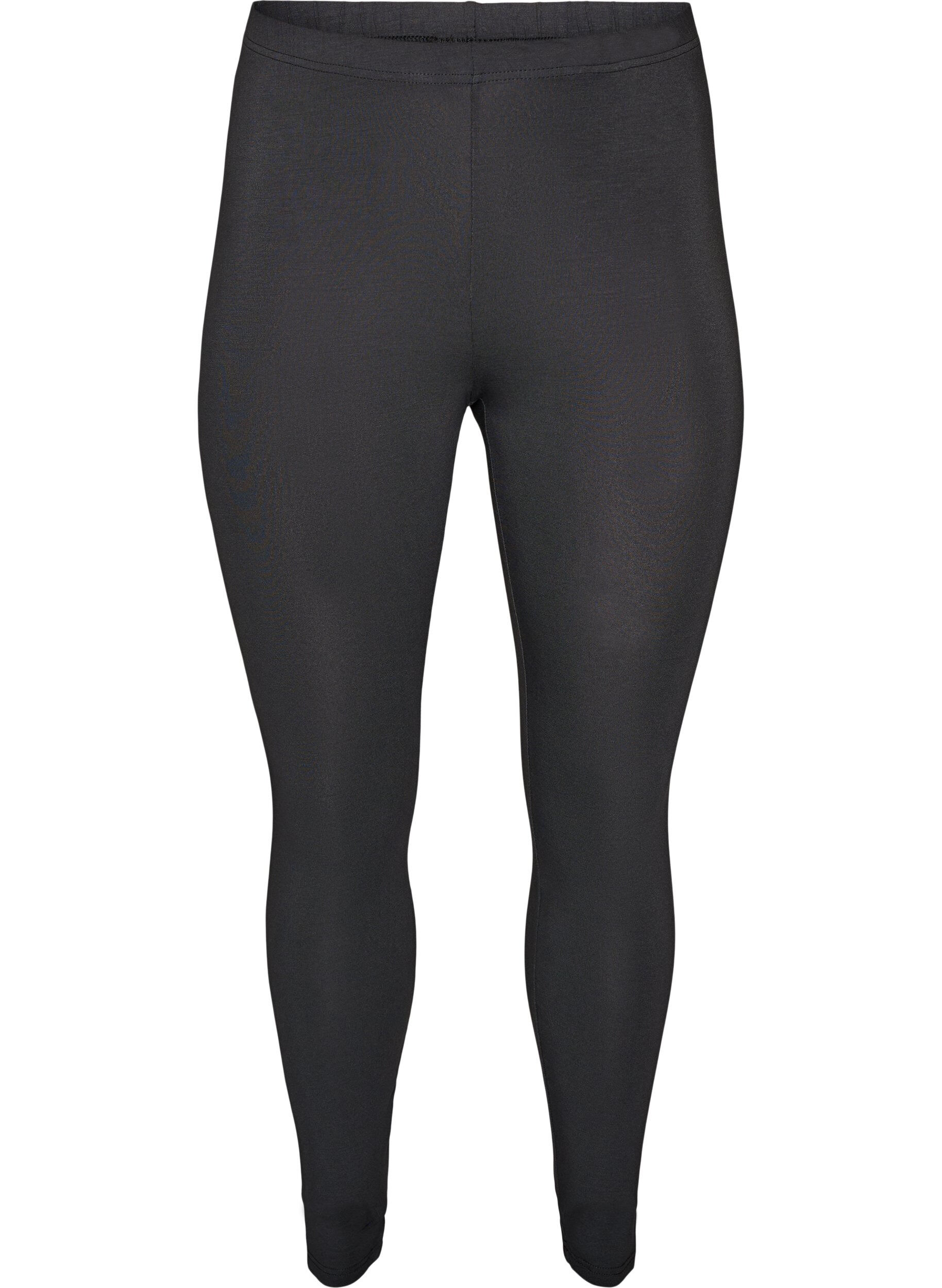 ZizziLeggings basiques en viscose, Gris anthracite, Packshot image number 0