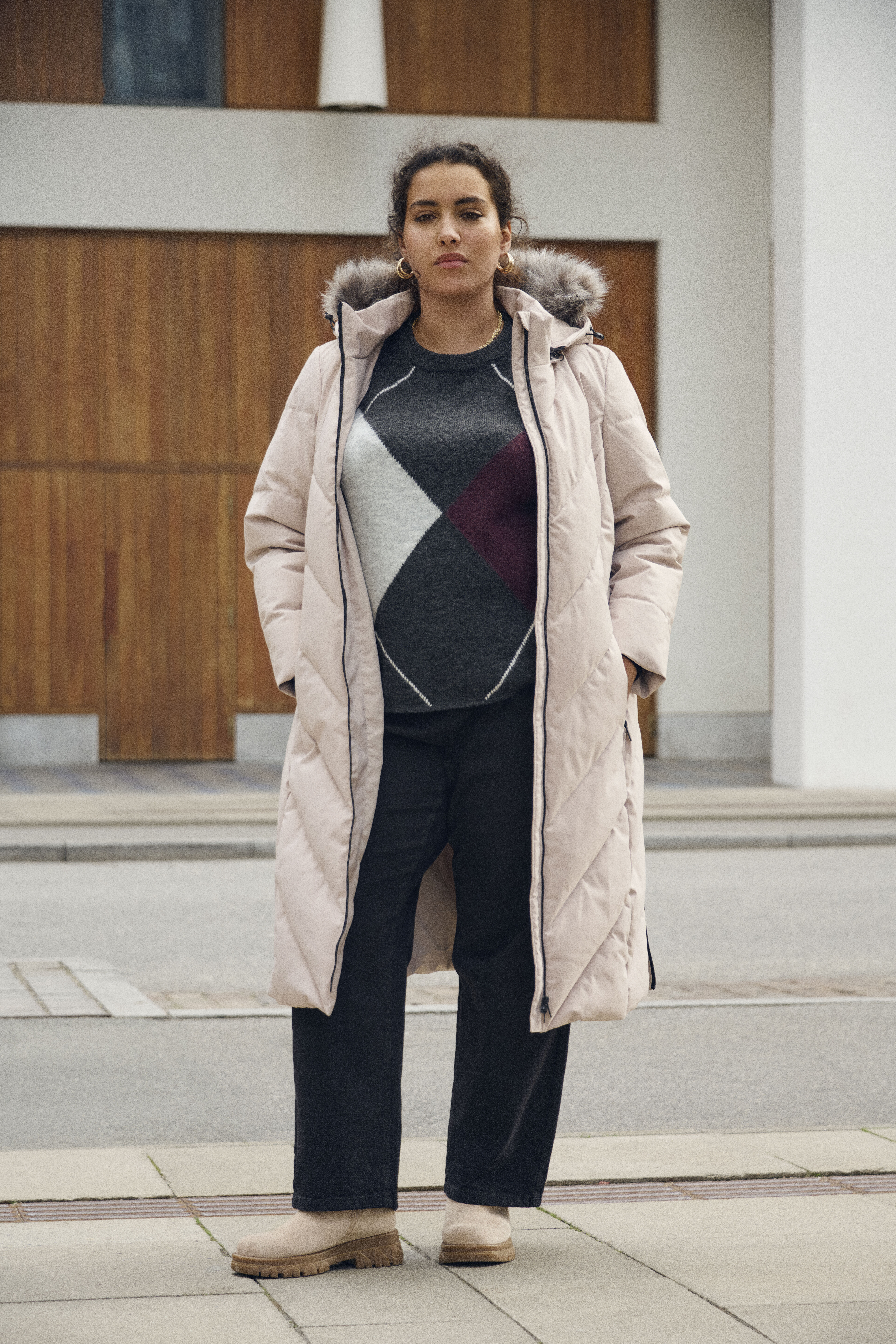 Zizzi Veste d'hiver, , Model