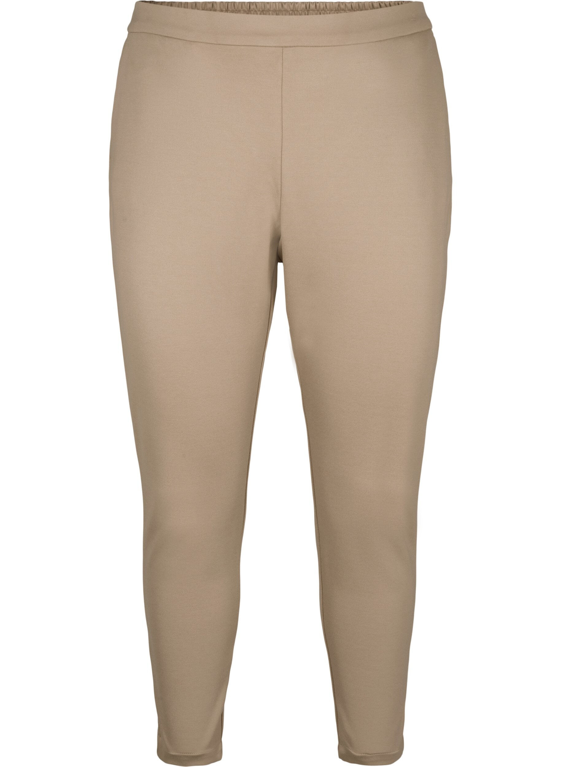 ZizziKorte broek met zakken, Beige, Packshot image number 0