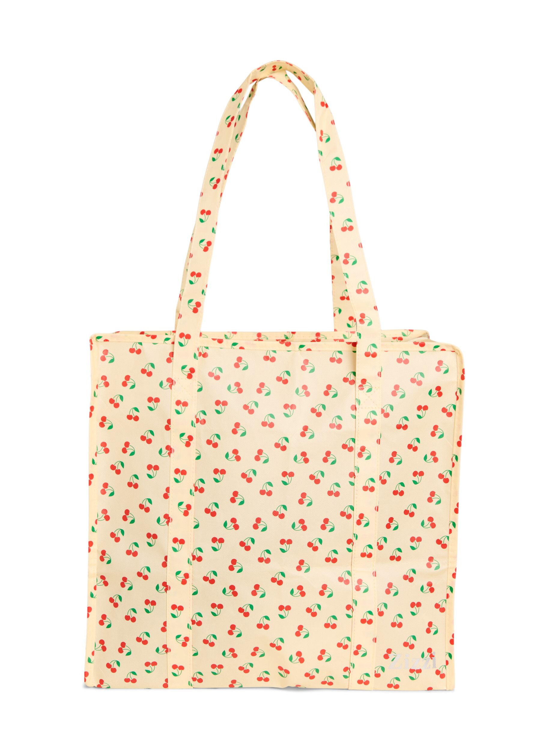 Zizzi Sac de magasinage avec fermeture &eacute;clair, Jaune clair, Packshot image number 1