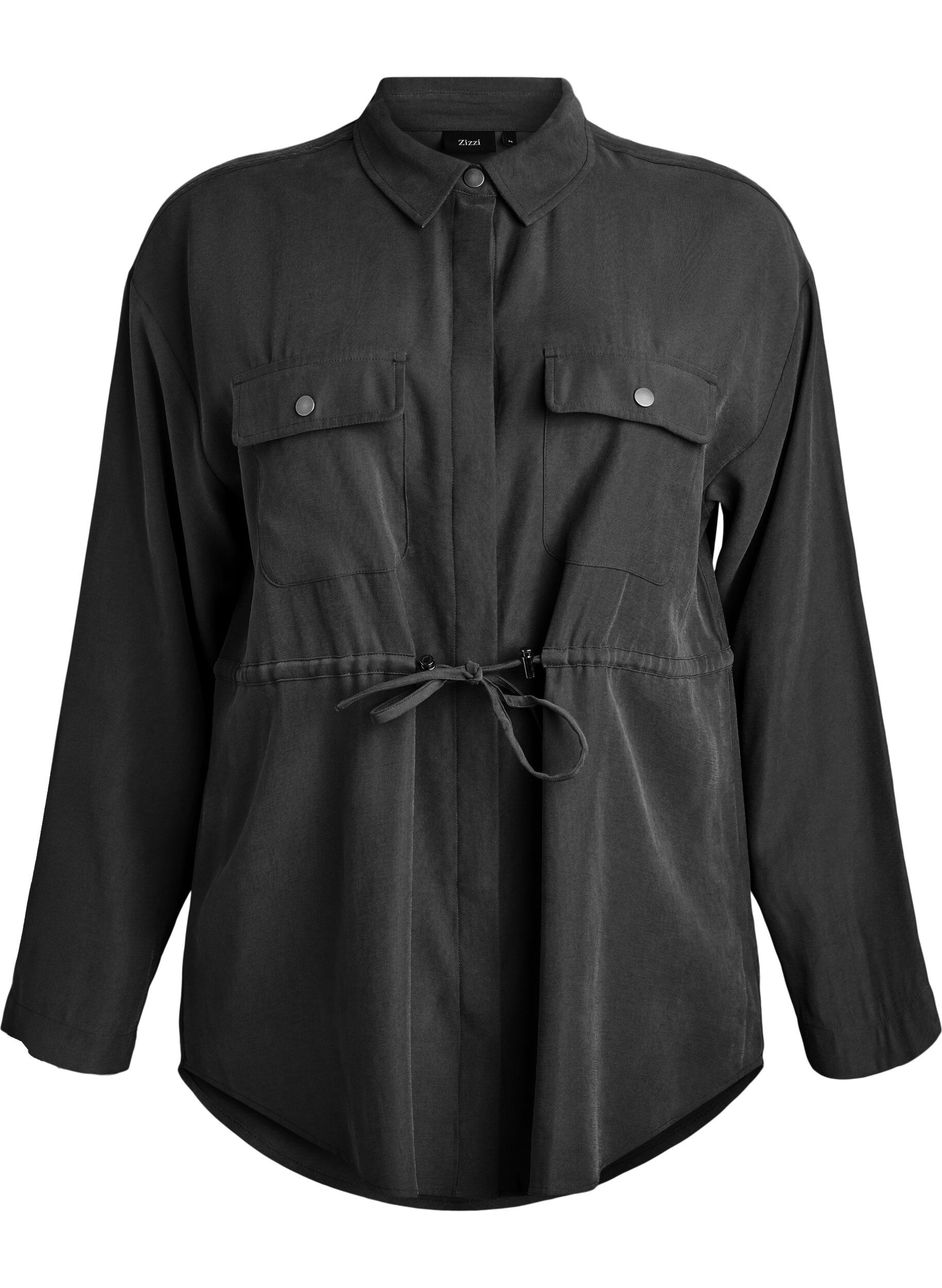 Tunic met borstzakken en verstelbare taille