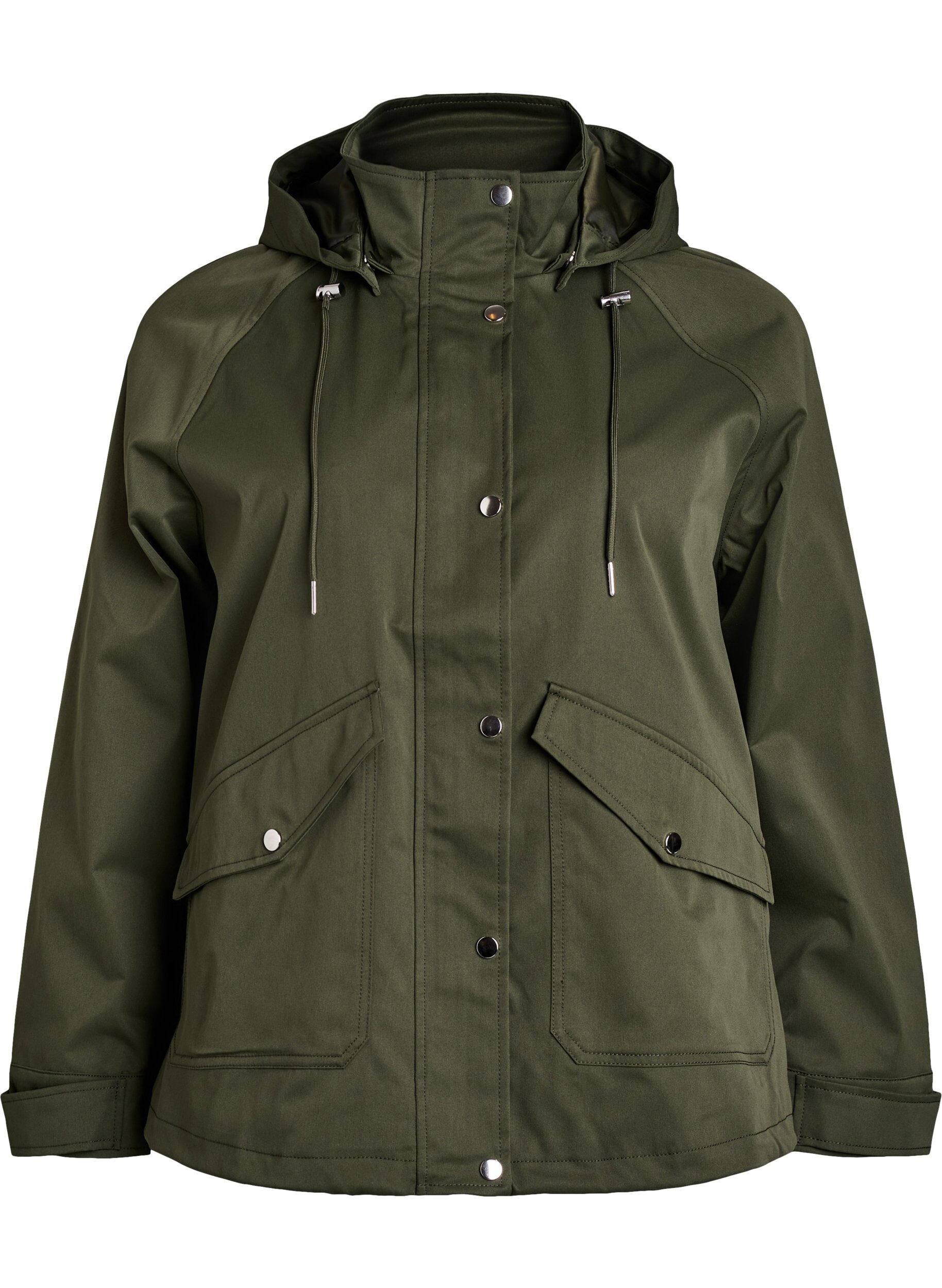 Veste courte de printemps avec capuche amovible