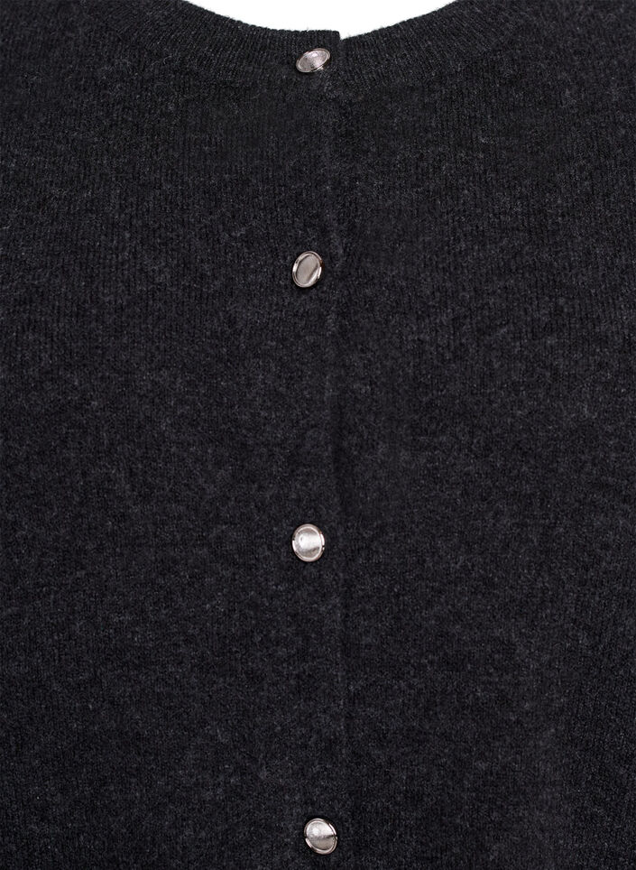  Cardigan en tricots &agrave; manches courtes, Gris anthracite, Packshot image number 2