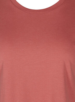T-shirt en mélange coton, Faded Rose Mel., Packshot image number 2