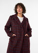 Geruite jas met zakken, Rood, Model image number 2