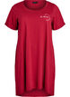 Chemise de nuit à manches courtes en coton biologique, Rouge, Packshot image number 0