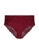 Culotte avec de la dentelle et un n&oelig;ud &agrave; l'arri&egrave;re, Bordeaux fonc&eacute;, Packshot image number 0