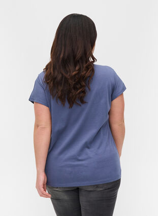 T-shirt en coton avec détails imprimés, Vintage Ind mel Leaf, Model image number 1