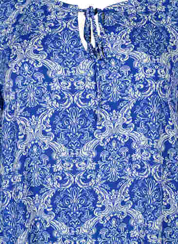 Robe en viscose à manches courtes avec imprimé, S. the web Oriental, Packshot image number 2